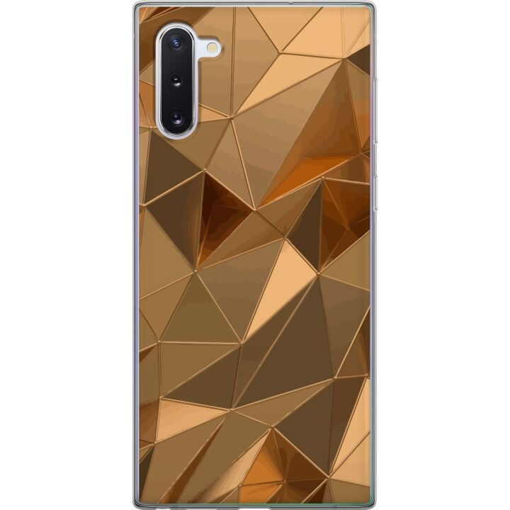 Mobiele hoes voor Samsung Galaxy Note10 met 3D Goud ontwerp in de groep SMARTPHONE & TABLETS / Mobielbescherming / Samsung bij TP E-commerce Nordic AB (A60548)