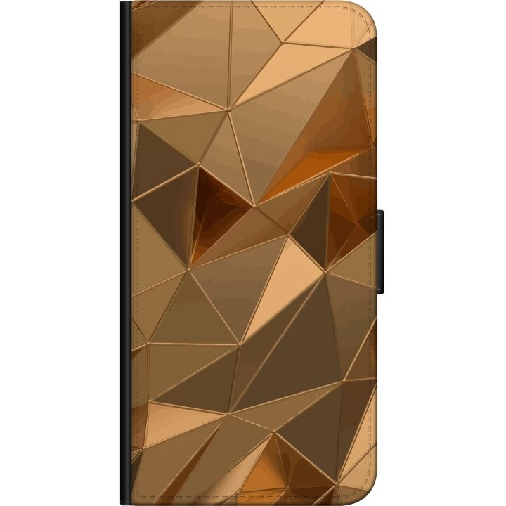 Portemonnee-hoesje voor Samsung Galaxy Note10 Lite met 3D Goud ontwerp in de groep SMARTPHONE & TABLETS / Mobielbescherming / Samsung bij TP E-commerce Nordic AB (A60575)