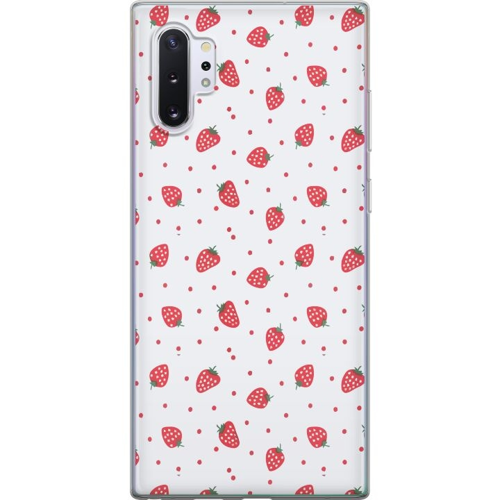 Mobiele hoes voor Samsung Galaxy Note10+ met Aardbeien ontwerp in de groep SMARTPHONE & TABLETS / Mobielbescherming / Samsung bij TP E-commerce Nordic AB (A60622)