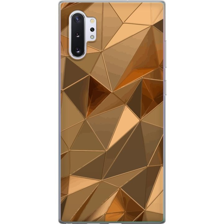 Mobiele hoes voor Samsung Galaxy Note10+ met 3D Goud ontwerp in de groep SMARTPHONE & TABLETS / Mobielbescherming / Samsung bij TP E-commerce Nordic AB (A60629)