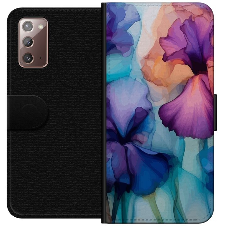 Portemonnee-hoesje voor Samsung Galaxy Note20 met Magische bloemen ontwerp in de groep SMARTPHONE & TABLETS / Mobielbescherming / Samsung bij TP E-commerce Nordic AB (A60635)