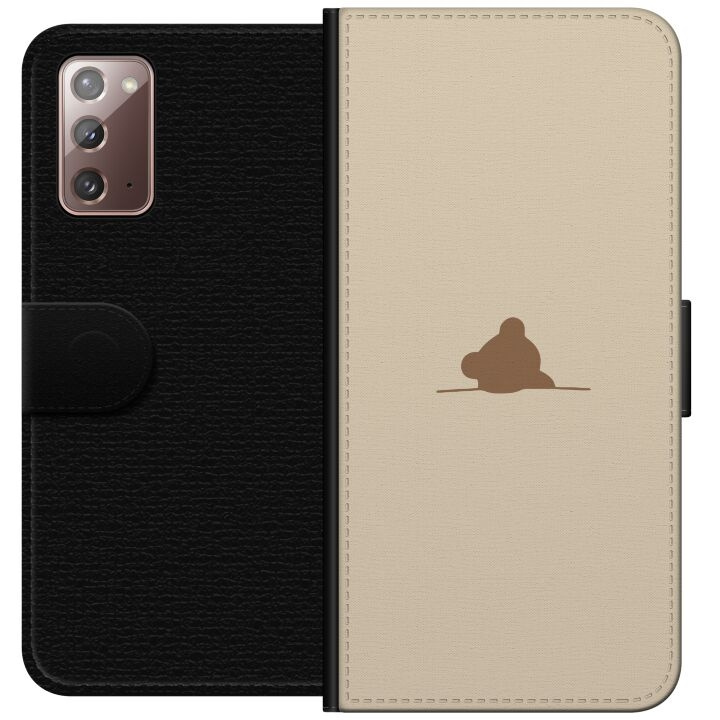 Portemonnee-hoesje voor Samsung Galaxy Note20 met Nalle ontwerp in de groep SMARTPHONE & TABLETS / Mobielbescherming / Samsung bij TP E-commerce Nordic AB (A60652)