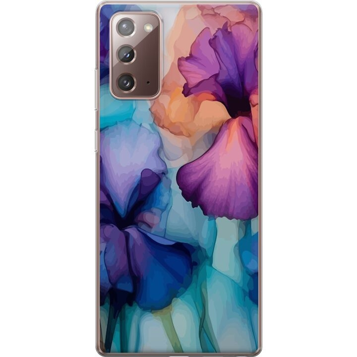 Mobiele hoes voor Samsung Galaxy Note20 met Magische bloemen ontwerp in de groep SMARTPHONE & TABLETS / Mobielbescherming / Samsung bij TP E-commerce Nordic AB (A60662)