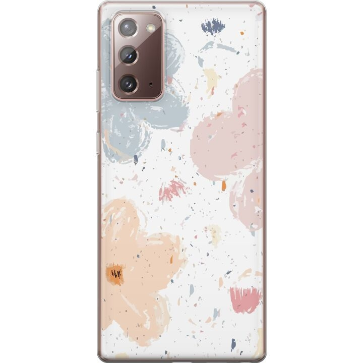 Mobiele hoes voor Samsung Galaxy Note20 met Bloemen ontwerp in de groep SMARTPHONE & TABLETS / Mobielbescherming / Samsung bij TP E-commerce Nordic AB (A60671)