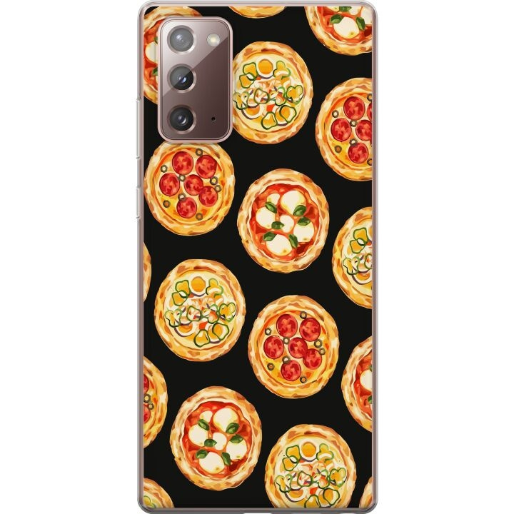 Mobiele hoes voor Samsung Galaxy Note20 met Pizza ontwerp in de groep SMARTPHONE & TABLETS / Mobielbescherming / Samsung bij TP E-commerce Nordic AB (A60672)