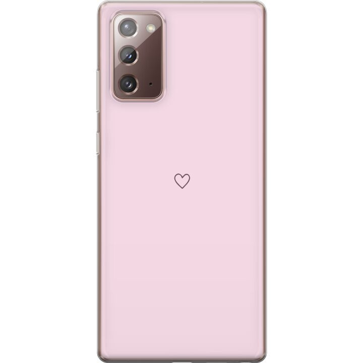 Mobiele hoes voor Samsung Galaxy Note20 met Hart ontwerp in de groep SMARTPHONE & TABLETS / Mobielbescherming / Samsung bij TP E-commerce Nordic AB (A60678)