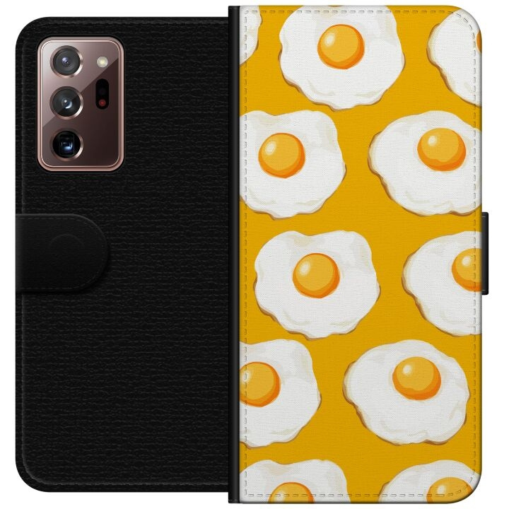 Portemonnee-hoesje voor Samsung Galaxy Note20 Ultra met Gebakken ei ontwerp in de groep SMARTPHONE & TABLETS / Mobielbescherming / Samsung bij TP E-commerce Nordic AB (A60688)