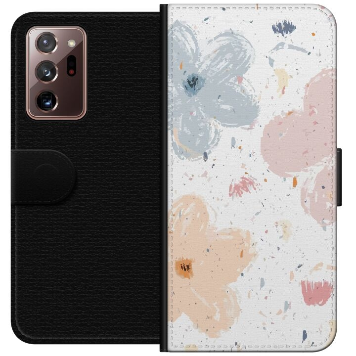 Portemonnee-hoesje voor Samsung Galaxy Note20 Ultra met Bloemen ontwerp in de groep SMARTPHONE & TABLETS / Mobielbescherming / Samsung bij TP E-commerce Nordic AB (A60698)