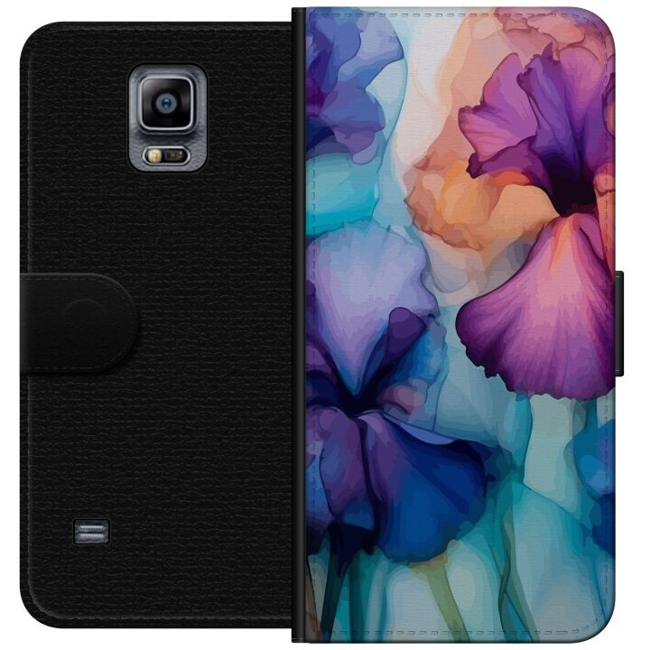 Portemonnee-hoesje voor Samsung Galaxy Note 4 met Magische bloemen ontwerp in de groep SMARTPHONE & TABLETS / Mobielbescherming / Samsung bij TP E-commerce Nordic AB (A60743)