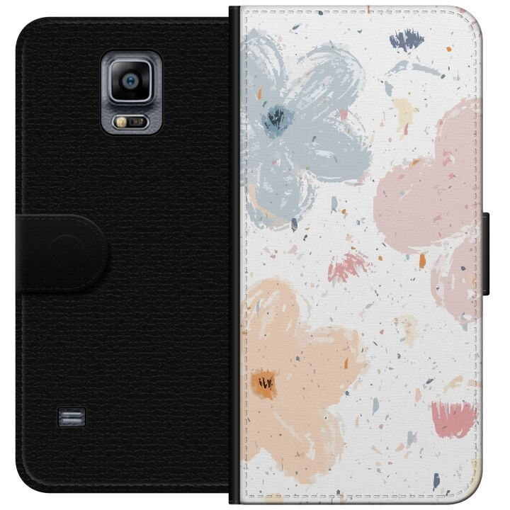 Portemonnee-hoesje voor Samsung Galaxy Note 4 met Bloemen ontwerp in de groep SMARTPHONE & TABLETS / Mobielbescherming / Samsung bij TP E-commerce Nordic AB (A60752)