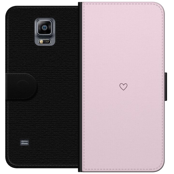 Portemonnee-hoesje voor Samsung Galaxy Note 4 met Hart ontwerp in de groep SMARTPHONE & TABLETS / Mobielbescherming / Samsung bij TP E-commerce Nordic AB (A60759)