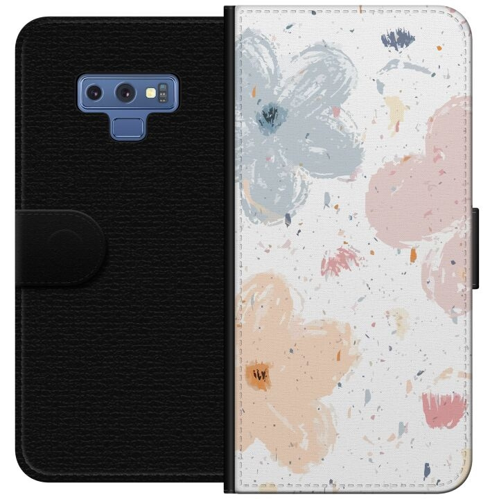 Portemonnee-hoesje voor Samsung Galaxy Note9 met Bloemen ontwerp in de groep SMARTPHONE & TABLETS / Mobielbescherming / Samsung bij TP E-commerce Nordic AB (A60779)