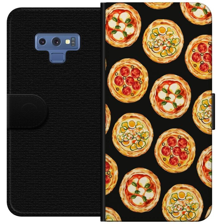 Portemonnee-hoesje voor Samsung Galaxy Note9 met Pizza ontwerp in de groep SMARTPHONE & TABLETS / Mobielbescherming / Samsung bij TP E-commerce Nordic AB (A60780)