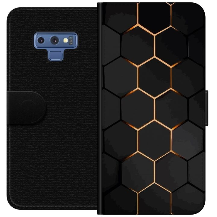 Portemonnee-hoesje voor Samsung Galaxy Note9 met Luxe Patroon ontwerp in de groep SMARTPHONE & TABLETS / Mobielbescherming / Samsung bij TP E-commerce Nordic AB (A60792)