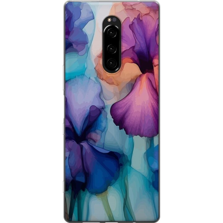 Mobiele hoes voor Sony Xperia 1 met Magische bloemen ontwerp in de groep SMARTPHONE & TABLETS / Mobielbescherming / Sony bij TP E-commerce Nordic AB (A60797)