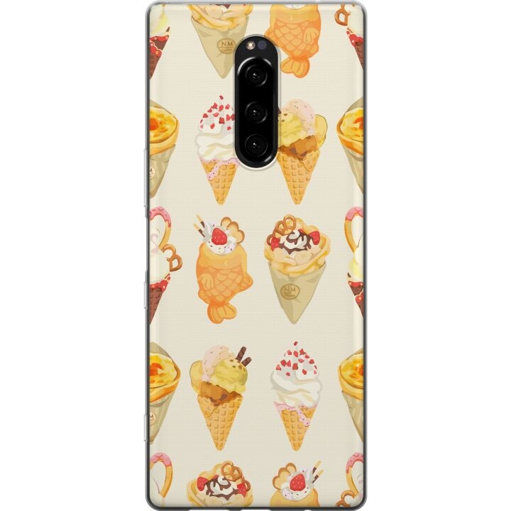 Mobiele hoes voor Sony Xperia 1 met Glasachtig ontwerp in de groep SMARTPHONE & TABLETS / Mobielbescherming / Sony bij TP E-commerce Nordic AB (A60805)