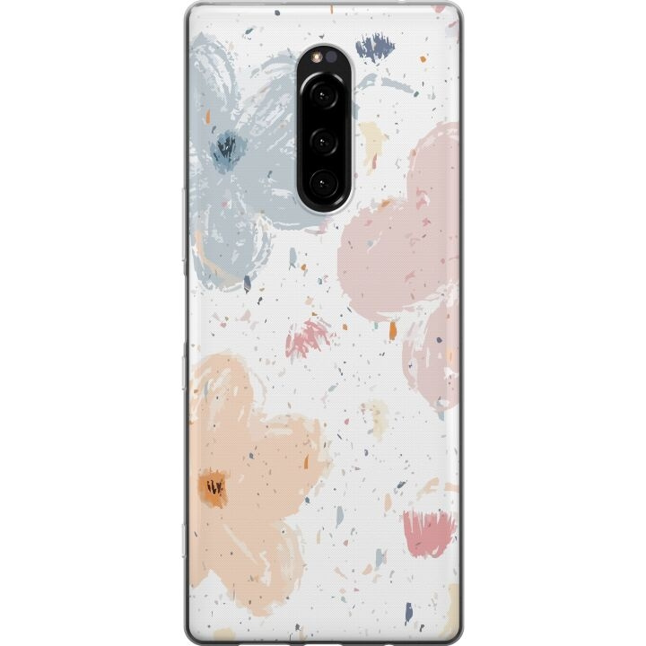 Mobiele hoes voor Sony Xperia 1 met Bloemen ontwerp in de groep SMARTPHONE & TABLETS / Mobielbescherming / Sony bij TP E-commerce Nordic AB (A60806)