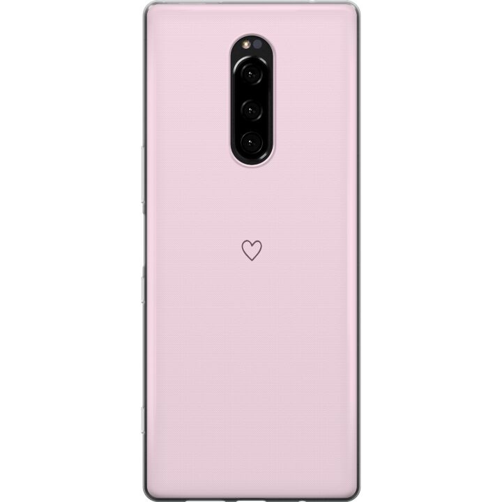 Mobiele hoes voor Sony Xperia 1 met Hart ontwerp in de groep SMARTPHONE & TABLETS / Mobielbescherming / Sony bij TP E-commerce Nordic AB (A60813)