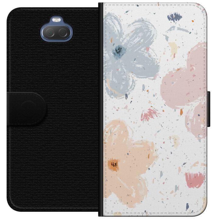 Portemonnee-hoesje voor Sony Xperia 10 met Bloemen ontwerp in de groep SMARTPHONE & TABLETS / Mobielbescherming / Sony bij TP E-commerce Nordic AB (A60833)