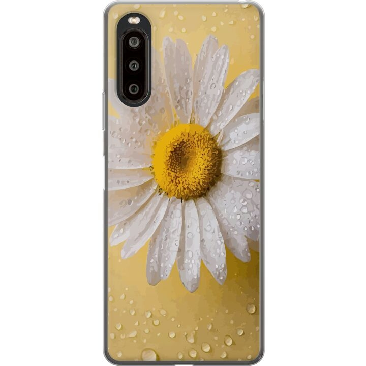 Mobiele hoes voor Sony Xperia 10 II met Porseleinbloem ontwerp in de groep SMARTPHONE & TABLETS / Mobielbescherming / Sony bij TP E-commerce Nordic AB (A60875)