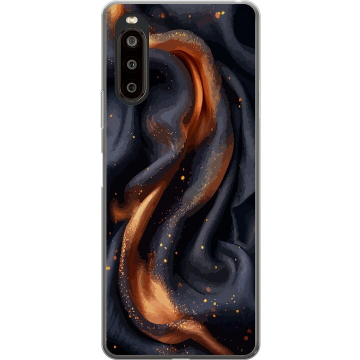 Mobiele hoes voor Sony Xperia 10 II met Vurig zijde ontwerp in de groep SMARTPHONE & TABLETS / Mobielbescherming / Sony bij TP E-commerce Nordic AB (A60876)