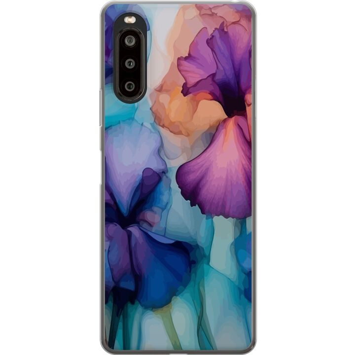 Mobiele hoes voor Sony Xperia 10 II met Magische bloemen ontwerp in de groep SMARTPHONE & TABLETS / Mobielbescherming / Sony bij TP E-commerce Nordic AB (A60878)