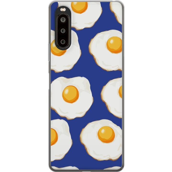 Mobiele hoes voor Sony Xperia 10 II met Gebakken eieren ontwerp in de groep SMARTPHONE & TABLETS / Mobielbescherming / Sony bij TP E-commerce Nordic AB (A60881)