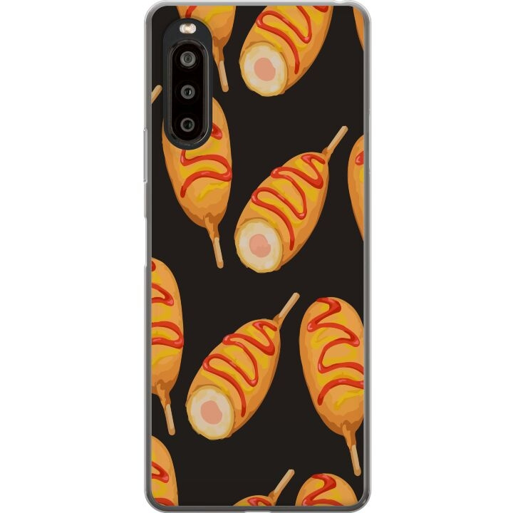 Mobiele hoes voor Sony Xperia 10 II met Kippenpoot ontwerp in de groep SMARTPHONE & TABLETS / Mobielbescherming / Sony bij TP E-commerce Nordic AB (A60884)