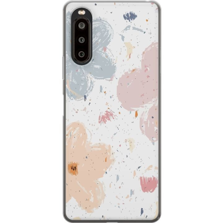 Mobiele hoes voor Sony Xperia 10 II met Bloemen ontwerp in de groep SMARTPHONE & TABLETS / Mobielbescherming / Sony bij TP E-commerce Nordic AB (A60887)