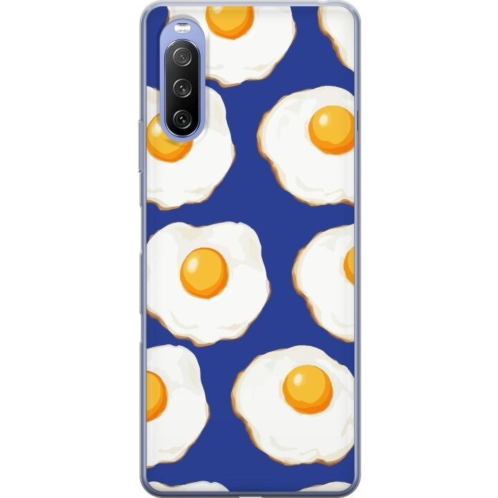 Mobiele hoes voor Sony Xperia 10 III met Gebakken eieren ontwerp in de groep SMARTPHONE & TABLETS / Mobielbescherming / Sony bij TP E-commerce Nordic AB (A60935)