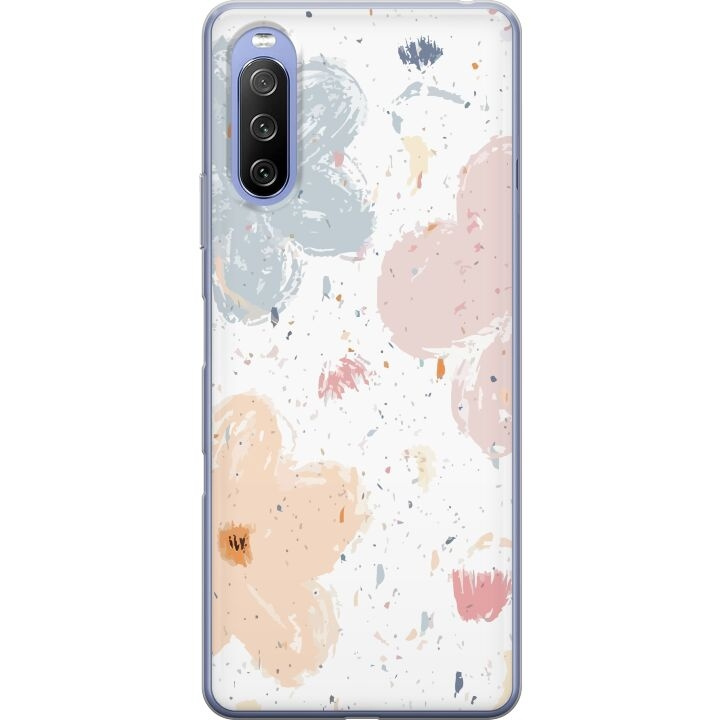 Mobiele hoes voor Sony Xperia 10 III met Bloemen ontwerp in de groep SMARTPHONE & TABLETS / Mobielbescherming / Sony bij TP E-commerce Nordic AB (A60941)