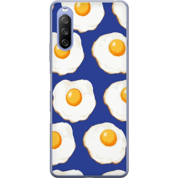 Mobiele hoes voor Sony Xperia 10 III Lite met Gebakken eieren ontwerp in de groep SMARTPHONE & TABLETS / Mobielbescherming / Sony bij TP E-commerce Nordic AB (A60962)