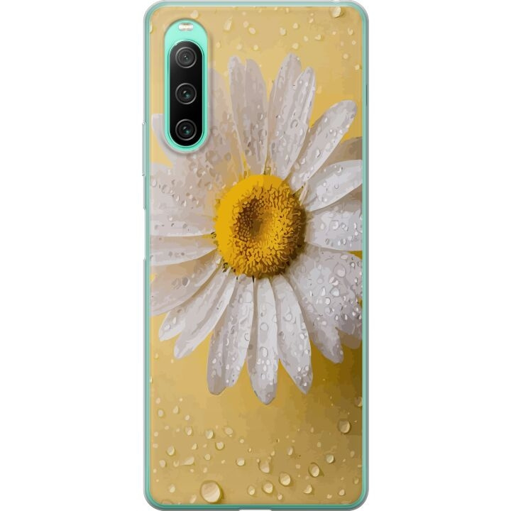 Mobiele hoes voor Sony Xperia 10 IV met Porseleinbloem ontwerp in de groep SMARTPHONE & TABLETS / Mobielbescherming / Sony bij TP E-commerce Nordic AB (A61010)