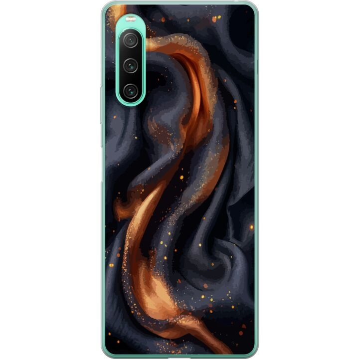 Mobiele hoes voor Sony Xperia 10 IV met Vurig zijde ontwerp in de groep SMARTPHONE & TABLETS / Mobielbescherming / Sony bij TP E-commerce Nordic AB (A61011)