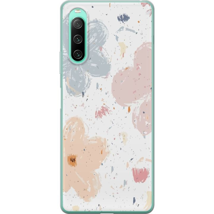 Mobiele hoes voor Sony Xperia 10 IV met Bloemen ontwerp in de groep SMARTPHONE & TABLETS / Mobielbescherming / Sony bij TP E-commerce Nordic AB (A61022)