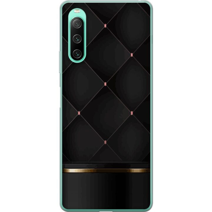 Mobiele hoes voor Sony Xperia 10 IV met Luxe lijn ontwerp in de groep SMARTPHONE & TABLETS / Mobielbescherming / Sony bij TP E-commerce Nordic AB (A61025)