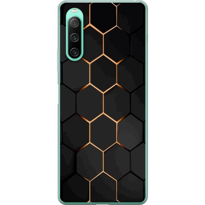 Mobiele hoes voor Sony Xperia 10 IV met Luxe Patroon ontwerp in de groep SMARTPHONE & TABLETS / Mobielbescherming / Sony bij TP E-commerce Nordic AB (A61035)