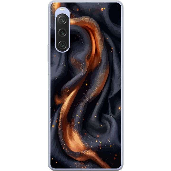 Mobiele hoes voor Sony Xperia 10 V met Vurig zijde ontwerp in de groep SMARTPHONE & TABLETS / Mobielbescherming / Sony bij TP E-commerce Nordic AB (A61065)