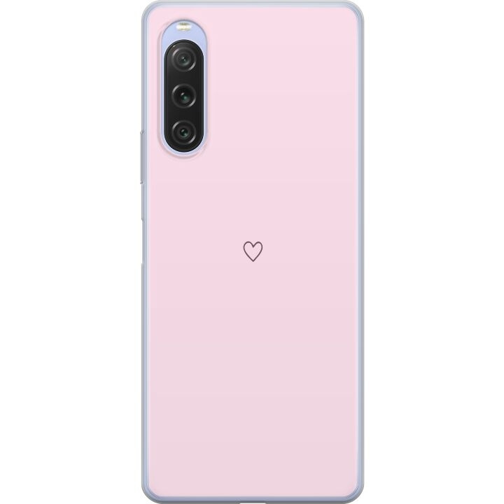 Mobiele hoes voor Sony Xperia 10 V met Hart ontwerp in de groep SMARTPHONE & TABLETS / Mobielbescherming / Sony bij TP E-commerce Nordic AB (A61083)