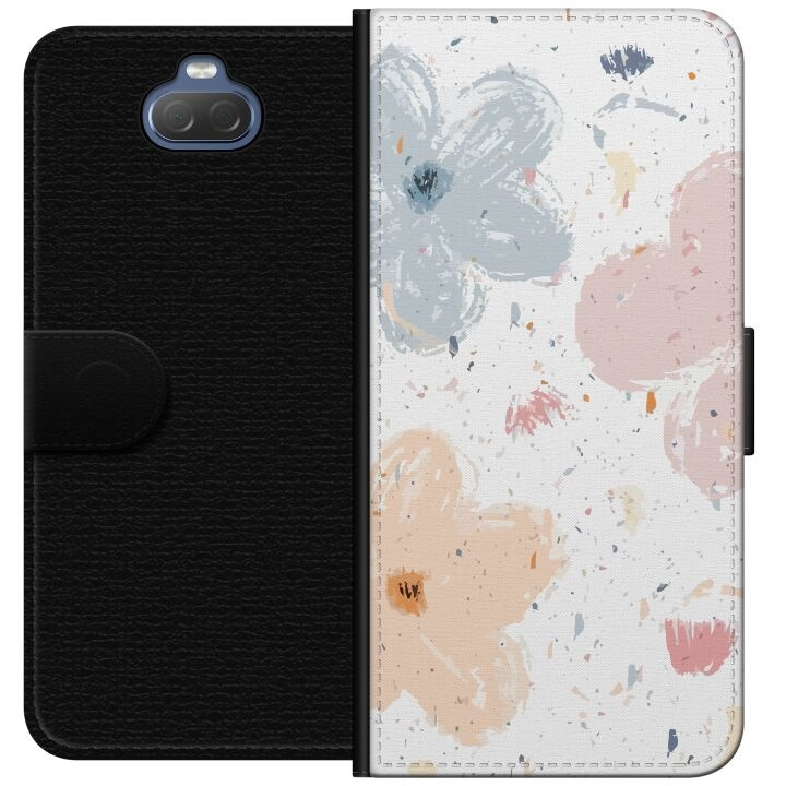 Portemonnee-hoesje voor Sony Xperia 10 Plus met Bloemen ontwerp in de groep SMARTPHONE & TABLETS / Mobielbescherming / Sony bij TP E-commerce Nordic AB (A61103)