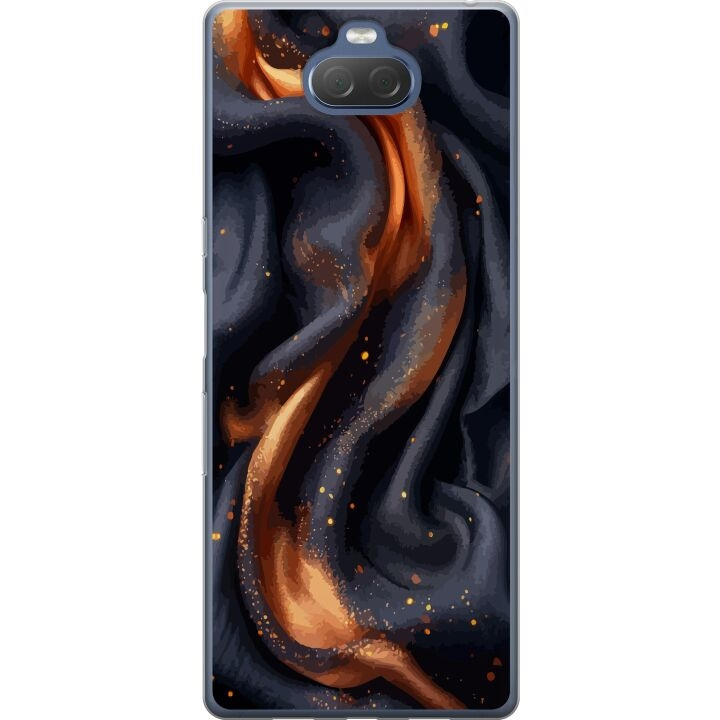 Mobiele hoes voor Sony Xperia 10 Plus met Vurig zijde ontwerp in de groep SMARTPHONE & TABLETS / Mobielbescherming / Sony bij TP E-commerce Nordic AB (A61119)