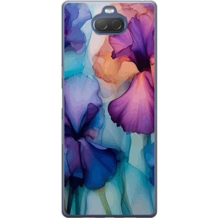 Mobiele hoes voor Sony Xperia 10 Plus met Magische bloemen ontwerp in de groep SMARTPHONE & TABLETS / Mobielbescherming / Sony bij TP E-commerce Nordic AB (A61121)