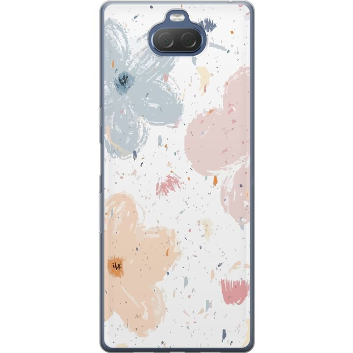 Mobiele hoes voor Sony Xperia 10 Plus met Bloemen ontwerp in de groep SMARTPHONE & TABLETS / Mobielbescherming / Sony bij TP E-commerce Nordic AB (A61130)