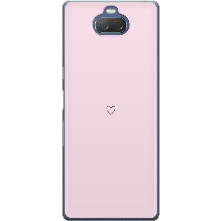 Mobiele hoes voor Sony Xperia 10 Plus met Hart ontwerp in de groep SMARTPHONE & TABLETS / Mobielbescherming / Sony bij TP E-commerce Nordic AB (A61137)