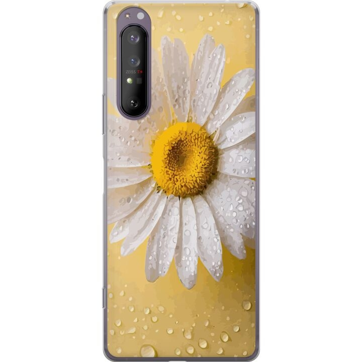 Mobiele hoes voor Sony Xperia 1 II met Porseleinbloem ontwerp in de groep SMARTPHONE & TABLETS / Mobielbescherming / Sony bij TP E-commerce Nordic AB (A61145)