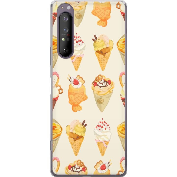 Mobiele hoes voor Sony Xperia 1 II met Glasachtig ontwerp in de groep SMARTPHONE & TABLETS / Mobielbescherming / Sony bij TP E-commerce Nordic AB (A61156)