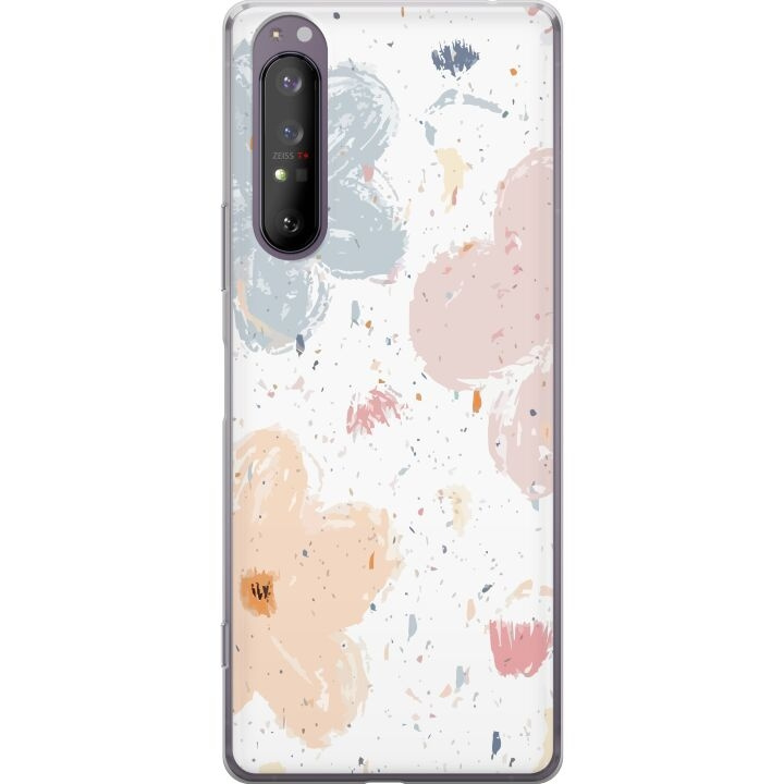 Mobiele hoes voor Sony Xperia 1 II met Bloemen ontwerp in de groep SMARTPHONE & TABLETS / Mobielbescherming / Sony bij TP E-commerce Nordic AB (A61157)