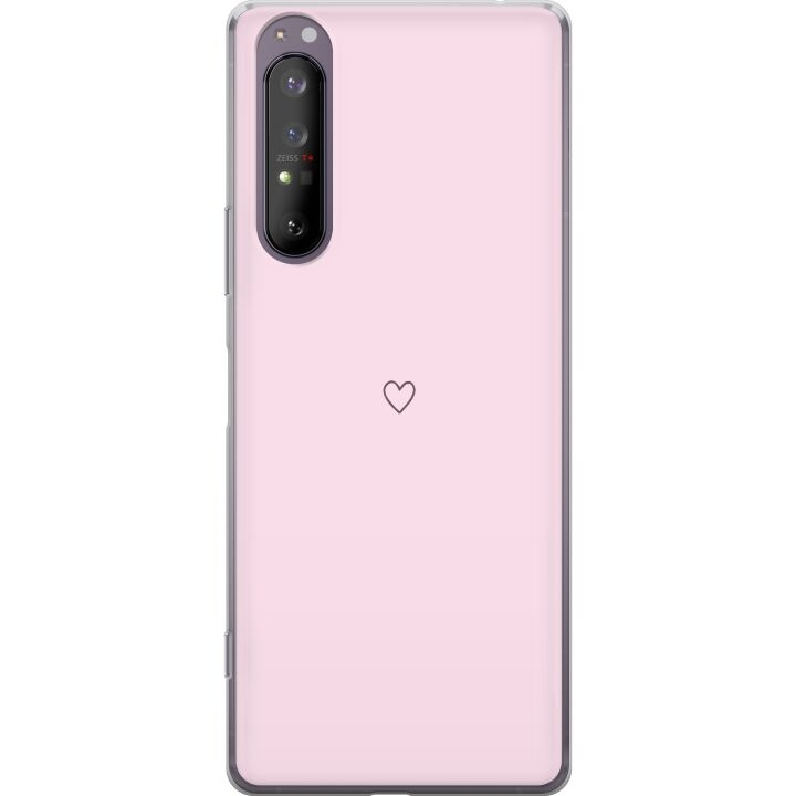 Mobiele hoes voor Sony Xperia 1 II met Hart ontwerp in de groep SMARTPHONE & TABLETS / Mobielbescherming / Sony bij TP E-commerce Nordic AB (A61164)