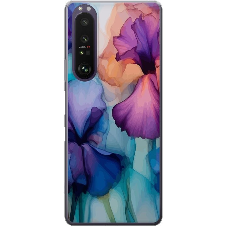 Mobiele hoes voor Sony Xperia 1 III met Magische bloemen ontwerp in de groep SMARTPHONE & TABLETS / Mobielbescherming / Sony bij TP E-commerce Nordic AB (A61202)