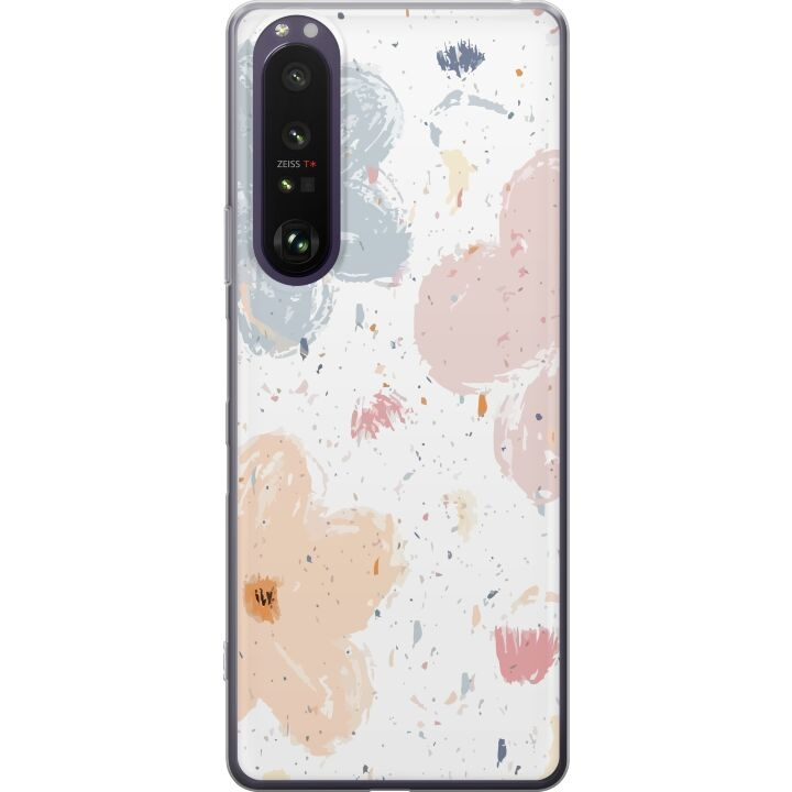 Mobiele hoes voor Sony Xperia 1 III met Bloemen ontwerp in de groep SMARTPHONE & TABLETS / Mobielbescherming / Sony bij TP E-commerce Nordic AB (A61211)